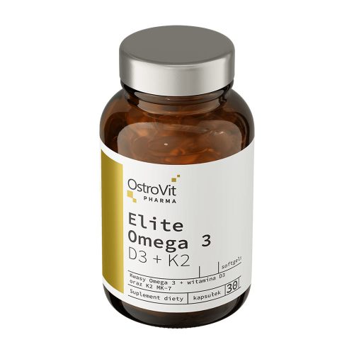 OstroVit Pharma Elite Omega 3 D3 + K2 (30 Kapszula)