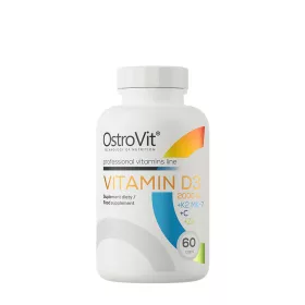   OstroVit D3-Vitamin 2000 NE + K2 MK-7 + C-vitamin + Cink (60 Kapszula)