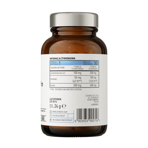 OstroVit Pharma Lactoferrin LFS 90% - Laktoferrin (60 Kapszula)