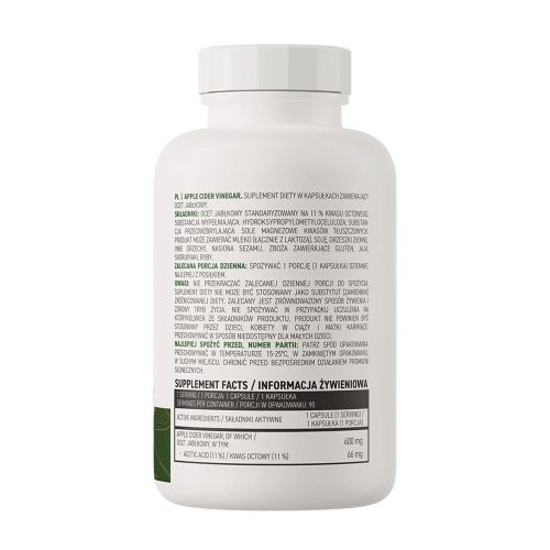 OstroVit Apple Cider Vinegar VEGE - Almaecet (90 Kapszula)