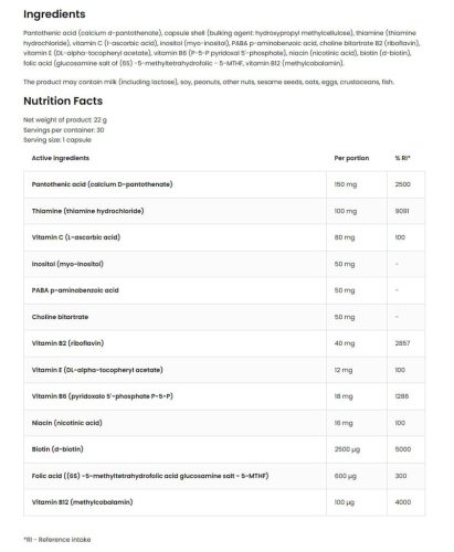 OstroVit Pharma Methyl B-Complex (30 Kapszula)