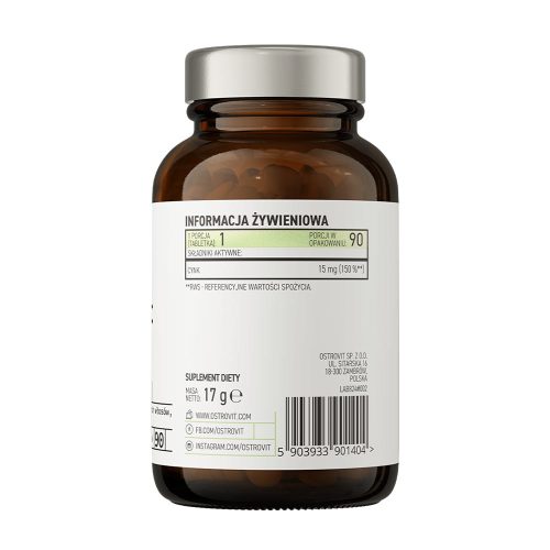 OstroVit Pharma Organnikus Cink (90 Tabletta)