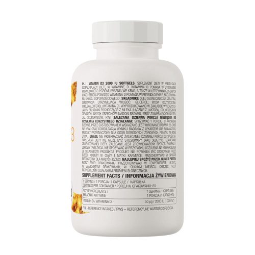 OstroVit D3-Vitamin 2000 NE (60 Lágykapszula)