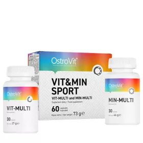   OstroVit VIT&MIN SPORT 2pack - Multivitamin és Ásványianyag Formula (2 x 30 kapszula)