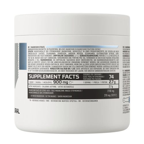 OstroVit Magnézium-Citrát - Magnesium Citrate 200 g Natural (200 g)
