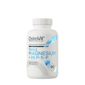   OstroVit Triple Magnesium + B6 P-5-P - Magnézium B6 Vitaminnal (90 Kapszula)