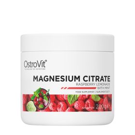   OstroVit Magnézium-citrát - Málnás Limonádé Mentával (200 g)