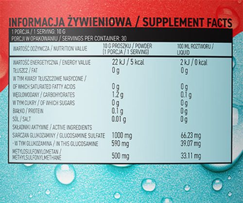 OstroVit Aqua Kick Flex - Eper Ízű (300 g)