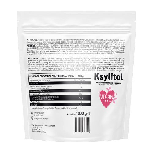 OstroVit Xylitol - Édesítőszer (1000 g)