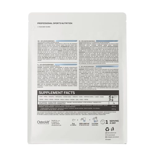 OstroVit Kreatin monohidrát por (500 g, Natúr)