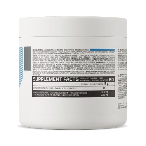 OstroVit Kreatin - Creatine HCL (300 g, Fekete ribizli cseresznyével)