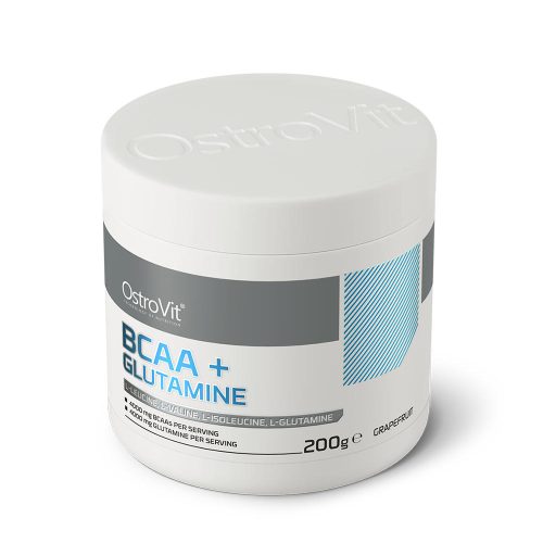 OstroVit BCAA + Glutamine (200 g, Grapefruit)