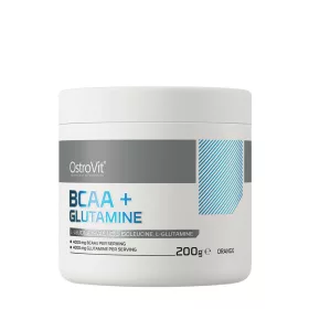 OstroVit BCAA + Glutamine (200 g, Narancs)
