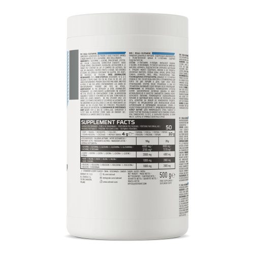 OstroVit BCAA + Glutamine (500 g, Narancs)