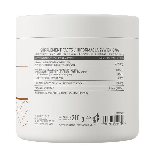 OstroVit Kollagén + Matcha (210 g)