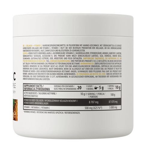 OstroVit Kollagén + C-vitamin (200 g, Ananász)
