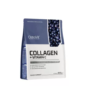 OstroVit Kollagén + C-vitamin (400 g, Fekete Ribizli)