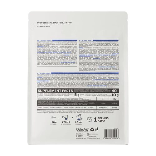 OstroVit Kollagén + C-vitamin (400 g, Fekete Ribizli)