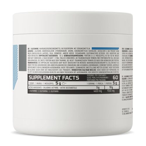 OstroVit Glutamin Por (300 g, Narancs)