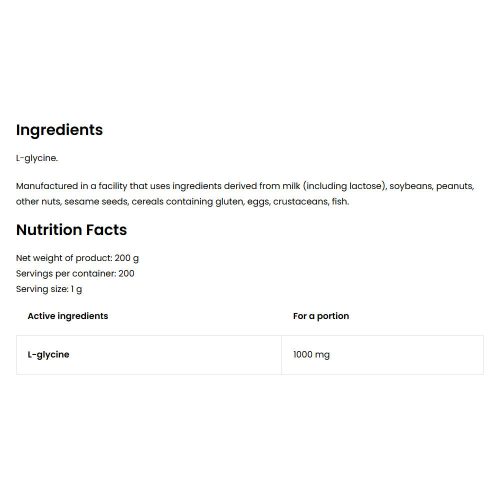 OstroVit Glycine Supreme Pure (200 g)