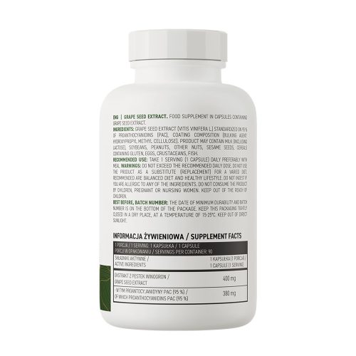 OstroVit Vegán Szőlő Mag Kivonat (90 Kapszula)