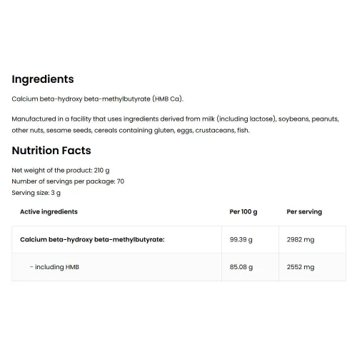 OstroVit HMB Supreme Pure (210 g)