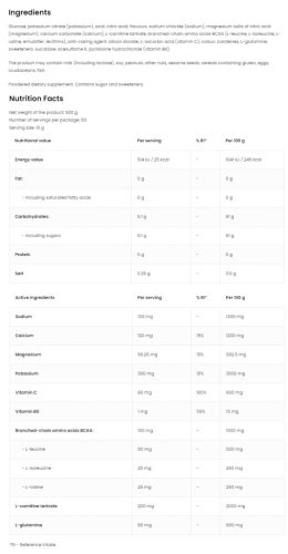 OstroVit Isotonic Por (500 g, Körte)