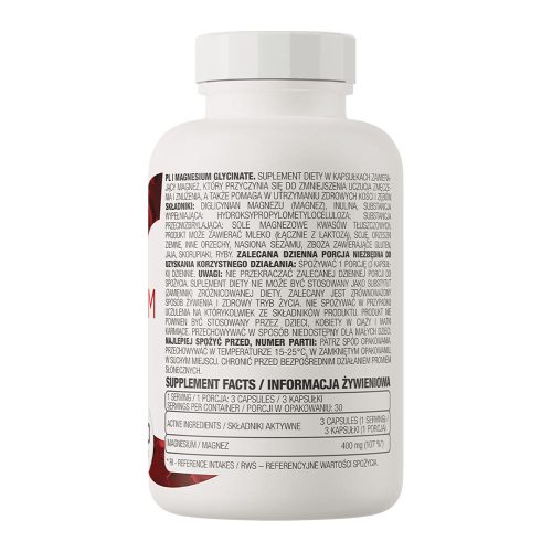 OstroVit Magnézium-glicinát (90 Kapszula)