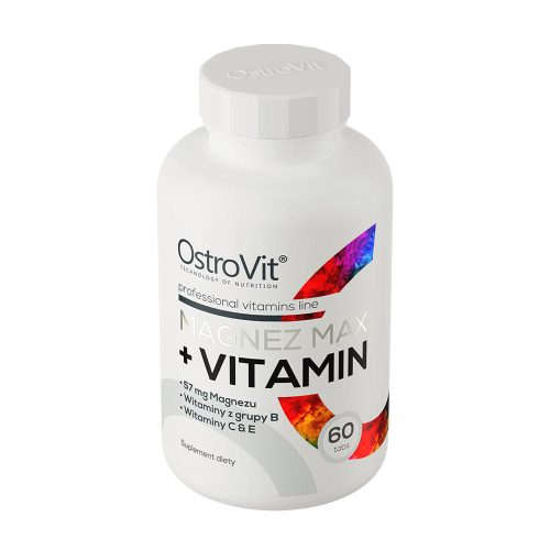 OstroVit Magnez MAX + Vitamin (60 Tabletta)