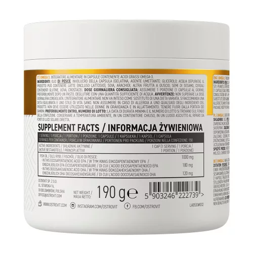 OstroVit Omega-3 Limited Edition (150 Kapszula)