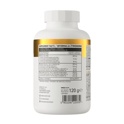 OstroVit Omega 3-6-9 (90 Kapszula)