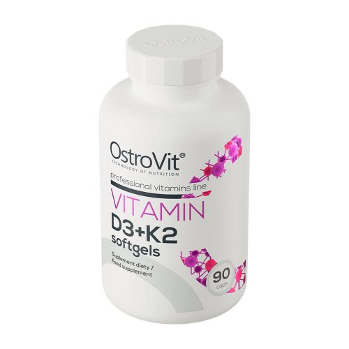 OstroVit Vitamin D3 + K2 (90 Kapszula)