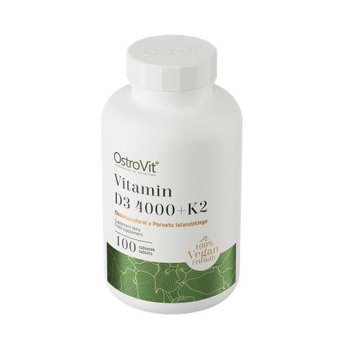 OstroVit D3 4000 NE + K2 Vegán (100 Tabletta)