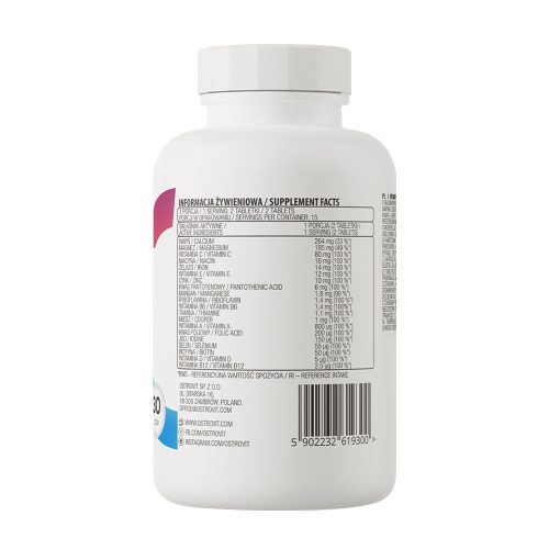 OstroVit 100% VIT&MIN - Multivitamin (30 Tabletta)