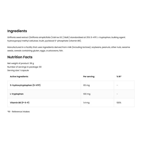 OstroVit 5-HTP (90 Veg Kapszula)
