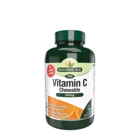   Natures Aid C-500 Narancs Ízű Rágótabletta (100 Tabletta)