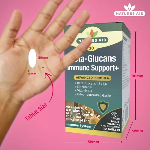Natures Aid Béta-glükán tabletta (30 Tabletta)