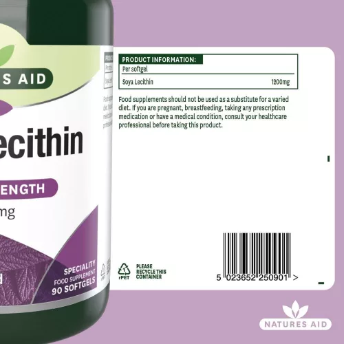 Natures Aid Szójalecitin 1200 mg (90 Lágykapszula)