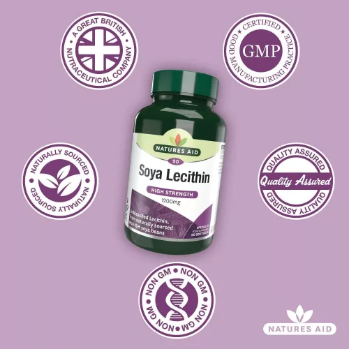 Natures Aid Szójalecitin 1200 mg (90 Lágykapszula)