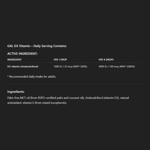 GAL D3-Vitamin (30 ml)