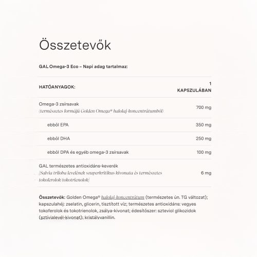 GAL Omega-3 Eco (60 Lágykapszula)
