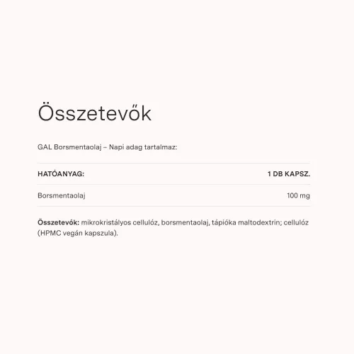 GAL Borsmentaolaj (60 Kapszula)