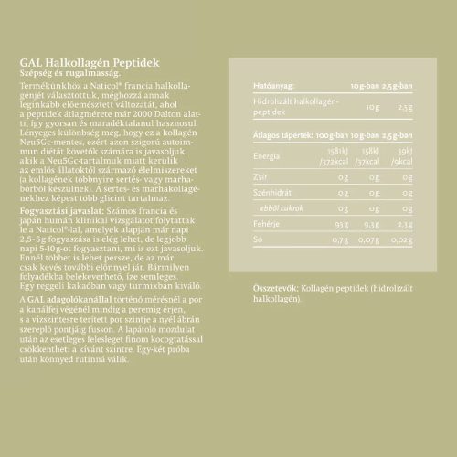 GAL Halkollagén Peptidek (150 g)