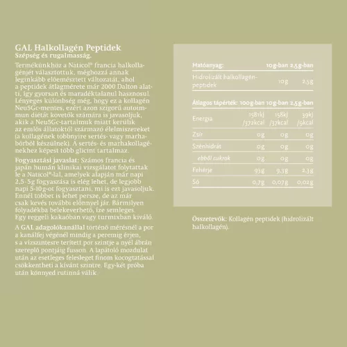 GAL Halkollagén Peptidek (150 g)
