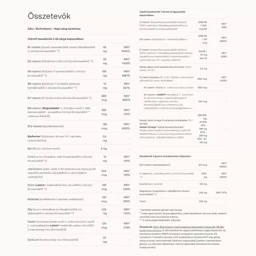 GAL GAL+ Multivitamin [új recept] (205.9 g)