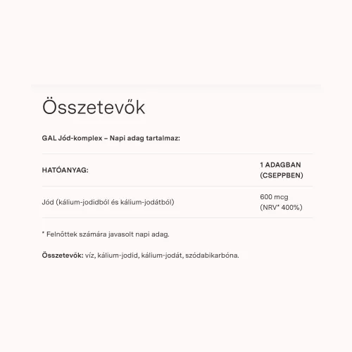 GAL Jód-komplex (100 ml)
