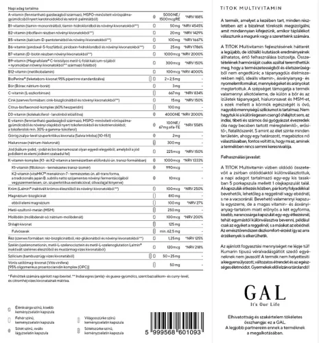 GAL TITOK Multivitamin (127 g)