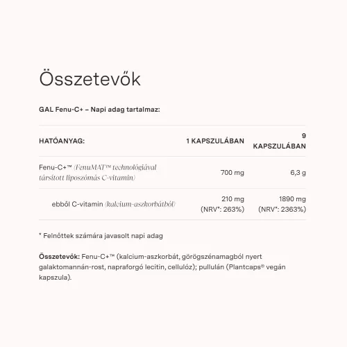 GAL Fenu-C+  (90 Kapszula)