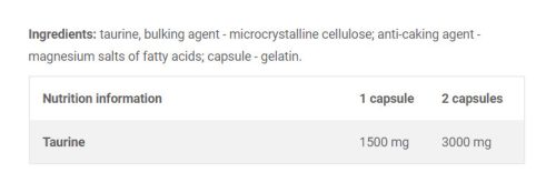 Olimp Sport Taurine Mega Caps (120 Kapszula)