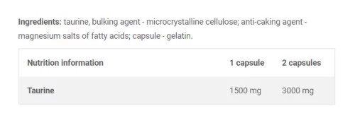 Olimp Sport Taurine Mega Caps (120 Kapszula)